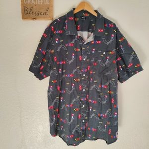 LRG 💙 Above the Deck Button Down Shirt Nautical